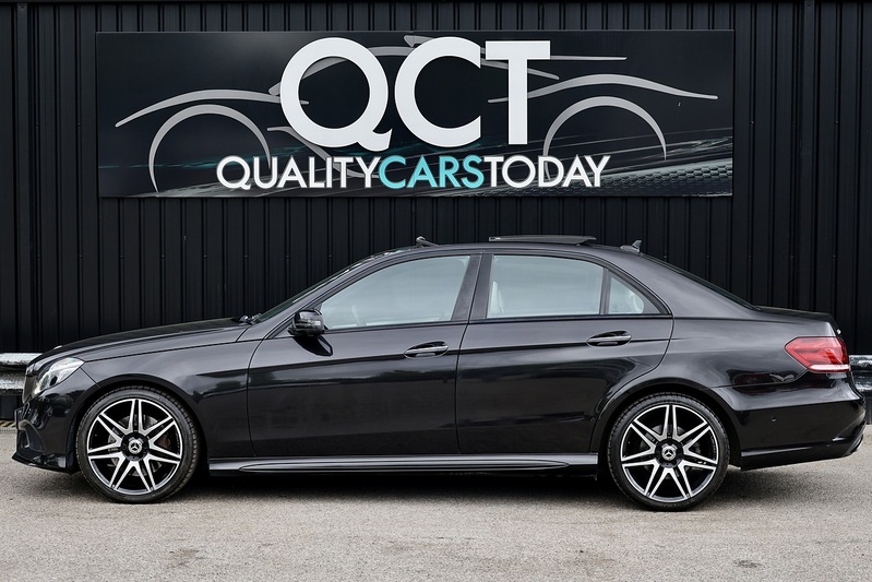 Mercedes-Benz E350 AMG Night Edition Prem+ 1 Owner + Full MB Main Dealer + Designo Paint + Huge Spec Image 1
