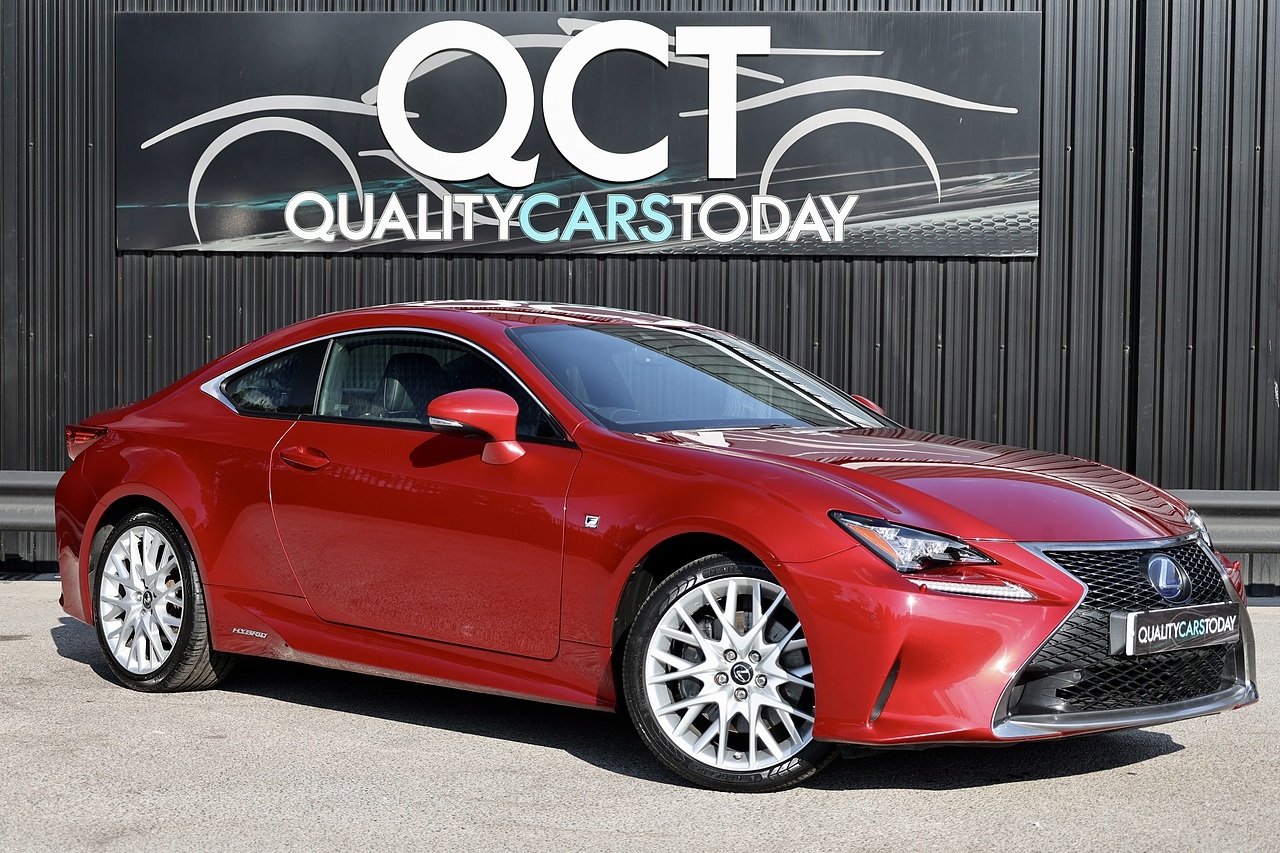 Lexus RC 300H F-Sport Just Serviced by Lexus + Lexus Warranty + ACC + £35 Per Year Road Tax - Large 0
