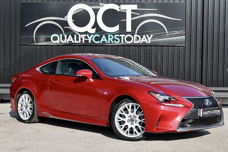 Lexus RC 300H F-Sport Just Serviced by Lexus + Lexus Warranty + ACC + £35 Per Year Road Tax Image 0