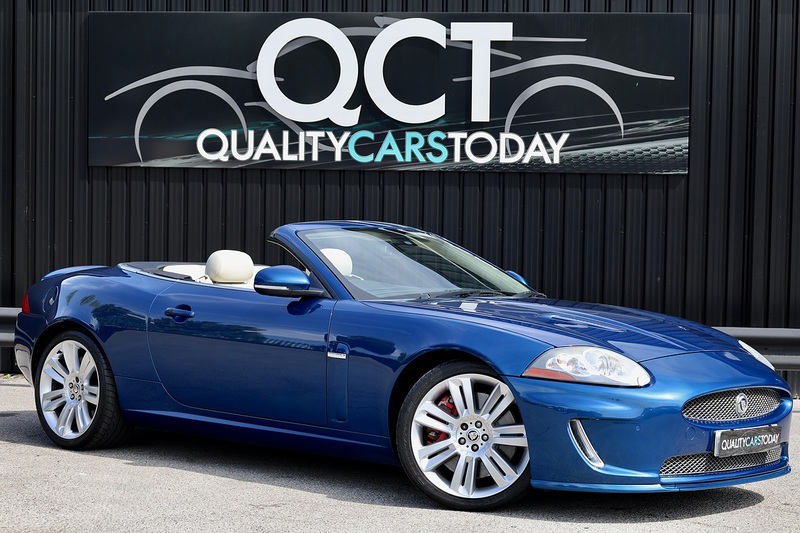 Jaguar XKR Convertible 1 Former Keeper + Kyanite Blue + Ivory + Blue Hood Image 0