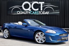 Jaguar XKR Convertible 1 Former Keeper + Kyanite Blue + Ivory + Blue Hood - Thumb 0