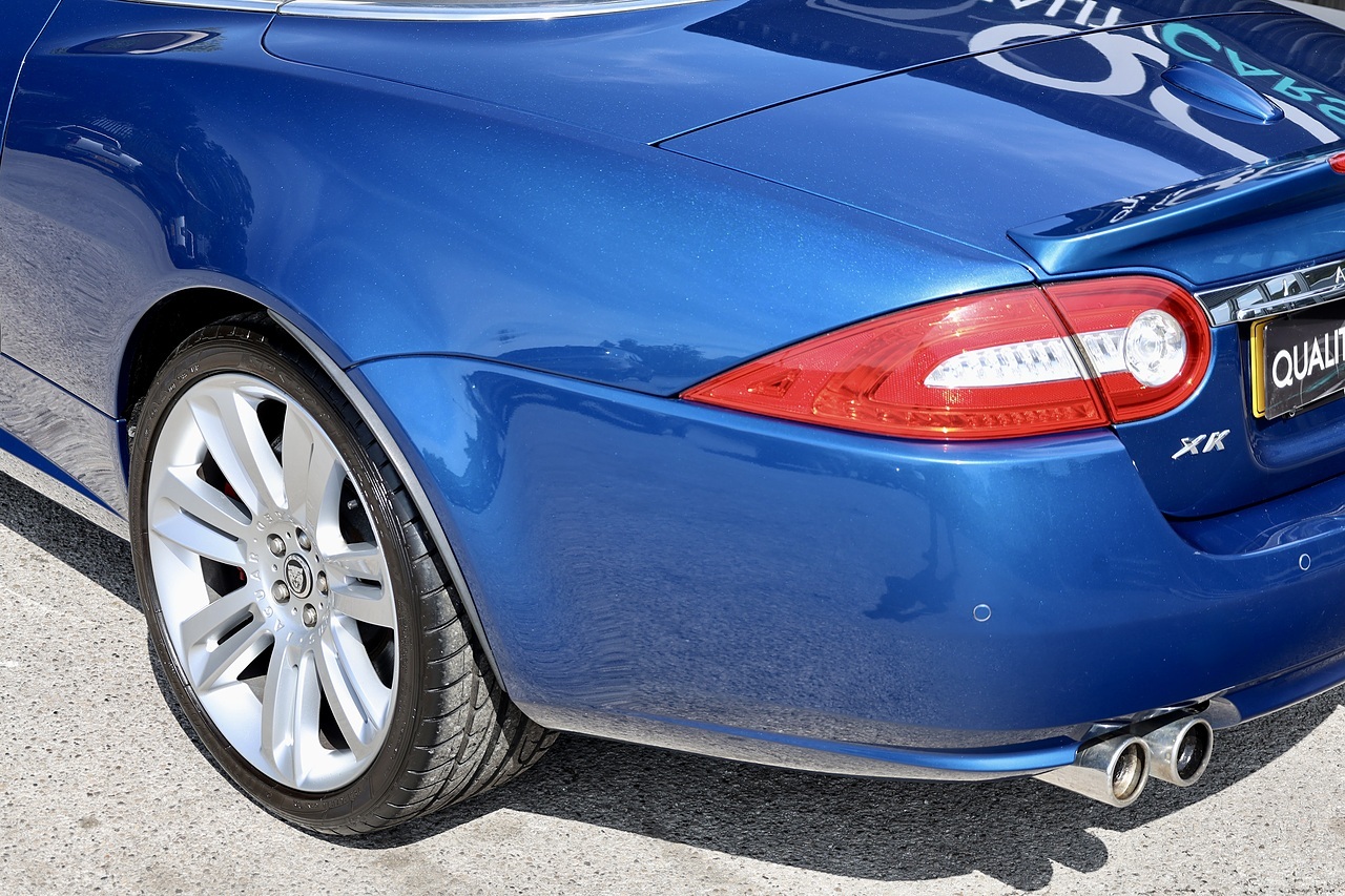 Jaguar XKR Convertible 1 Former Keeper + Kyanite Blue + Ivory + Blue Hood - Large 33