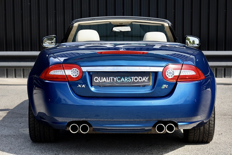 Jaguar XKR Convertible 1 Former Keeper + Kyanite Blue + Ivory + Blue Hood Image 4