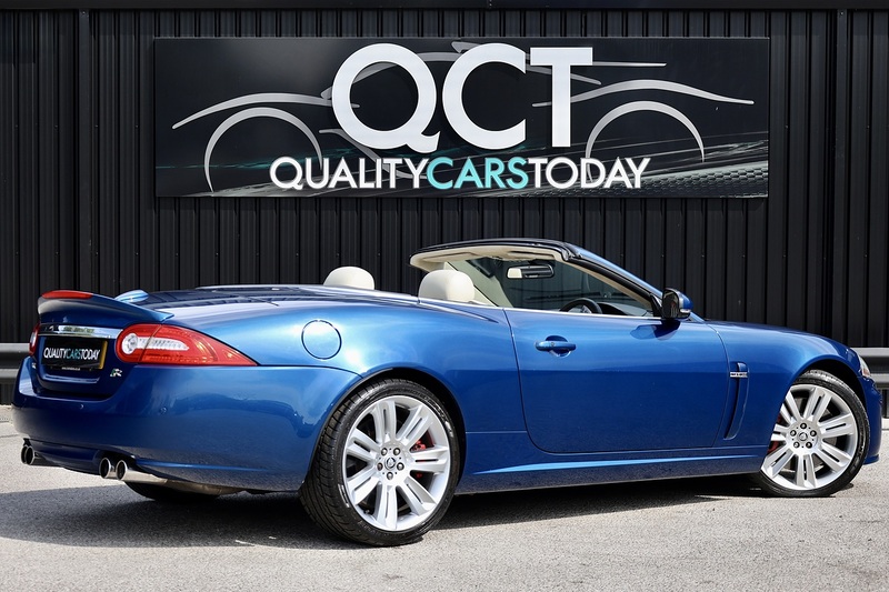 Jaguar XKR Convertible 1 Former Keeper + Kyanite Blue + Ivory + Blue Hood Image 11