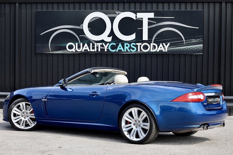 Jaguar XKR Convertible 1 Former Keeper + Kyanite Blue + Ivory + Blue Hood Image 10