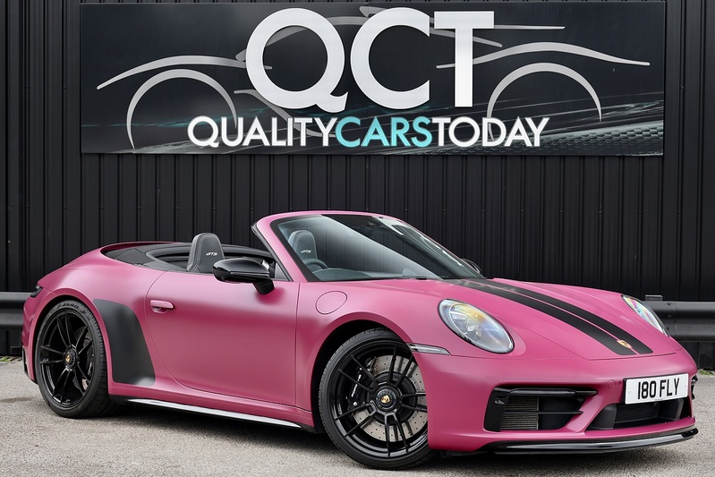 Porsche 911 Carrera 4 GTS Convertible Porsche Warrant + £20k Cost Options + Rare Spec + XPEL Satin PPF Image 0