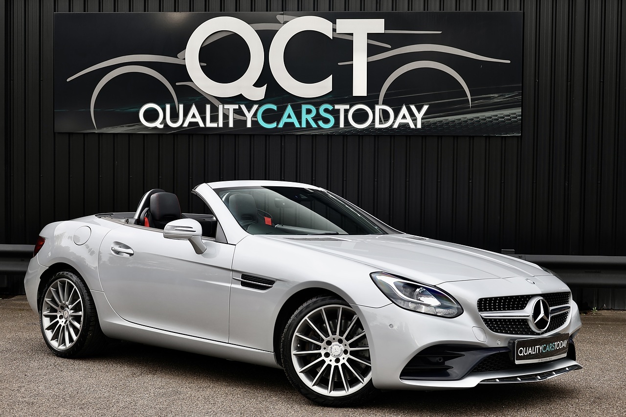 Mercedes-Benz SLC 250d AMG Line 2 Former Keepers + Full Service History + Pano Roof + AirScarf + AirGuide - Large 0