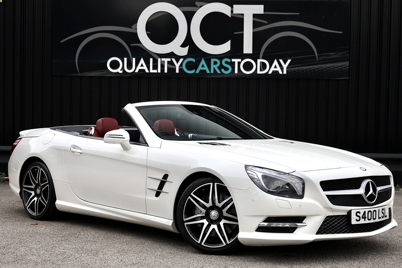 Mercedes-Benz SL 400 AMG Sport 1 Lady Owner + Pano Roof + Harmon Kardon + AirScarf Image 0
