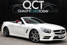 Mercedes-Benz SL 400 AMG Sport 1 Lady Owner + Pano Roof + Harmon Kardon + AirScarf - Thumb 0