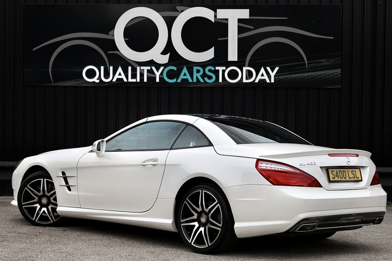 Mercedes-Benz SL 400 AMG Sport 1 Lady Owner + Pano Roof + Harmon Kardon + AirScarf Image 13