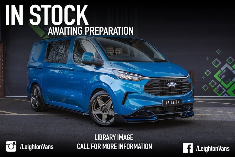 Ford Transit Custom 2025 2.5 320 PHEV DCIV 232ps Limited Auto Double Cab L1 H1 Euro 6 LV-RF™ Pack Digital Aqua Blue
