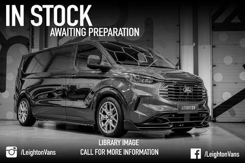 Ford Transit Custom 2023 T6.1 2.0TDI T28 150PS Auto Highline Panel Van LWB LV-R Pack Ascot Grey 2.0 5dr Panel Van Automatic Diesel