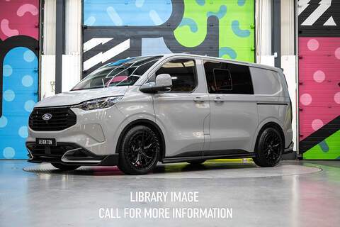 Ford Transit Custom 2.5 320 Duratec PHEV 232ps Limited Auto Double Cab L1 H1 Euro 6 LV-RF™ Pack Grey Matter - N6074