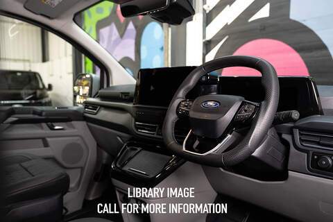 Ford Transit Custom 2.5 320 Duratec PHEV 232ps Limited Auto Double Cab L1 H1 Euro 6 LV-RF™ Pack Grey Matter - N6074