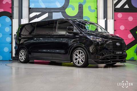 Ford Transit Custom E-Transit Double Cab 320 136PS L2 H1 Limited Agate Black Double Cab Van Automatic Electric