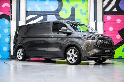 Ford E-Transit Custom 2023 T6.1 2.0TDI T28 150PS Auto Highline Panel Van LWB LV-R Pack Ascot Grey 2.0 5dr Panel Van Automatic Diesel