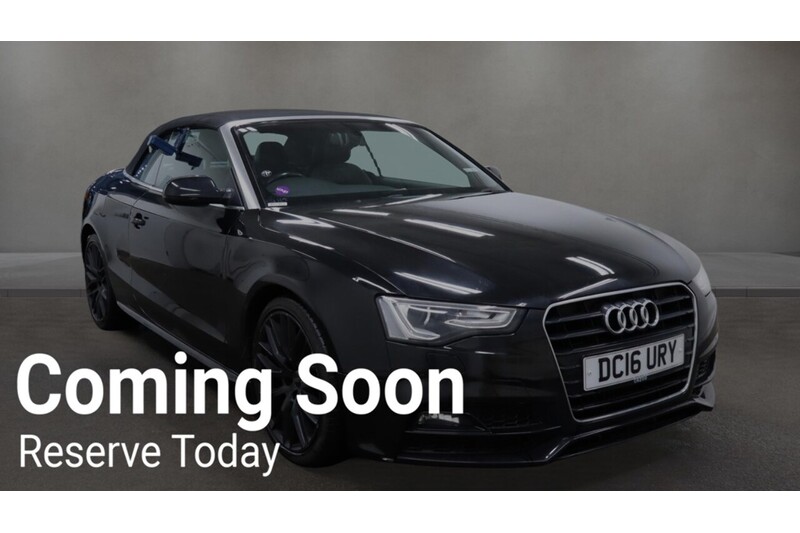Audi 2.0 TDI S line Special Edition Plus Convertible 2dr Diesel Multitronic Euro 6 (s/s) (190 ps)