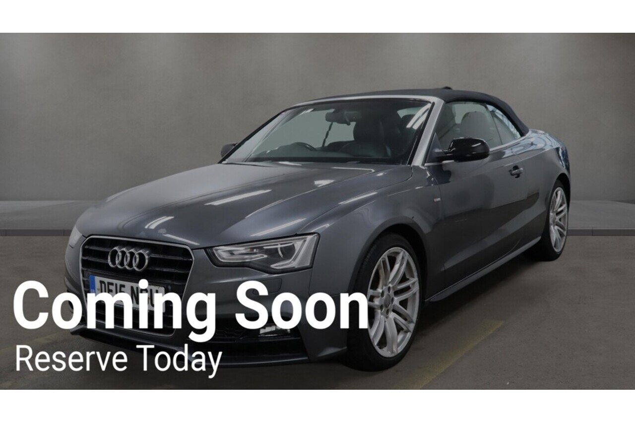 Audi 2.0 TDI S line Special Edition Plus Convertible 2dr Diesel Multitronic Euro 5 (s/s) (177 ps)