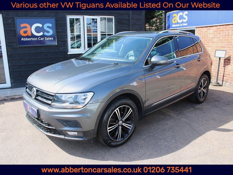 2017 VOLKSWAGEN TIGUAN TDI SE FULL SERVICE HISTORY, AUTOMATIC, ULEZ COMPLIANT, LEATHER HEATED MEMORY SEATS,... photo