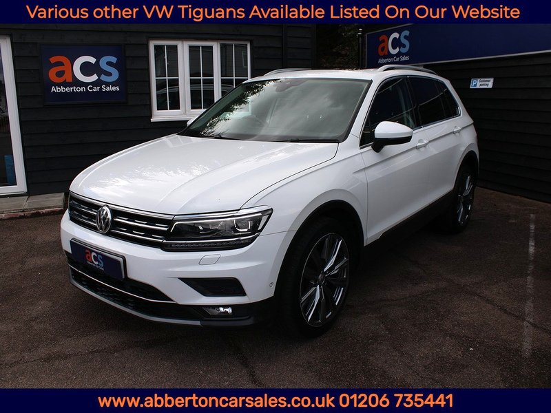 White 2017 Volkswagen Tiguan Estate Front-wheel drive Automatic