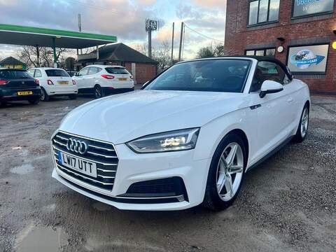 Audi A5 Cabriolet 2.0 TDI S line Convertible 2dr Diesel S Tronic Euro 6 (s/s) (190 ps) - U184431