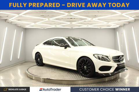 Mercedes-Benz C Class 2.0 E220d AMG Line Coupe 2dr Diesel G-Tronic+ Euro 6 (s/s) (194 ps) Coupe Automatic Diesel