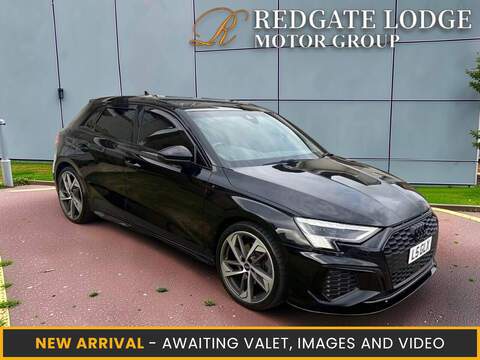 Audi A3 2.0 TFSI 45 Black Edition Sportback 5dr Petrol S Tronic quattro Euro 6 (s/s) (265 ps)