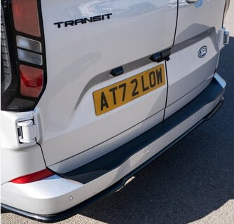 FORD TRANSIT CUSTOM GEN 2 (2024 – ONWARDS) – REAR BUMPER PROTECTOR – MATTE BLACK