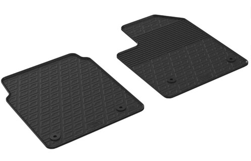 FORD TRANSIT CUSTOM GEN 2 (2024 – ONWARDS) – RUBBER MOULDED CAB FLOOR MATS – ALL WEATHER – RHD