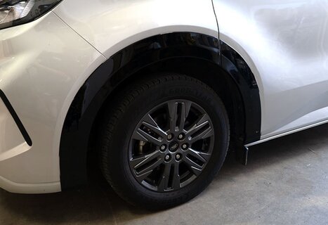 FORD TRANSIT CUSTOM / TOURNEO CUSTOM (2024-) – WHEEL ARCH COVERS – SWB GLOSS
