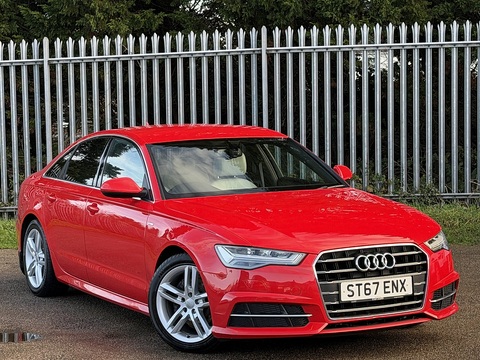 2017 AUDI A6 SALOON TDI ULTRA S LINE CREAM LEATHER DRIVING MODES MODEL YEAR 2017... photo