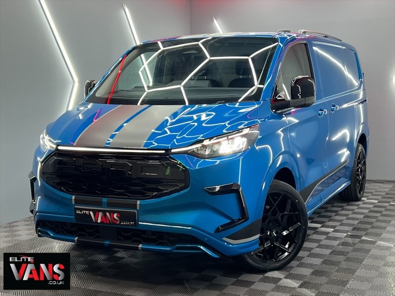 Ford E-Transit Custom Van L1, 2024 74 Ford E-Transit Custom Elite Edition Sport Van 320 160KW SWB 218