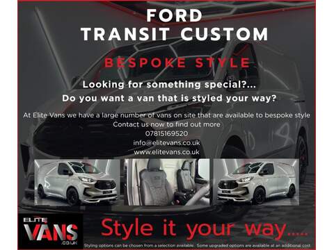 Ford Transit Custom Van L1, 2024 24 Ford Transit Custom Van 2.0 300 Limited Elite Edition SWB 136