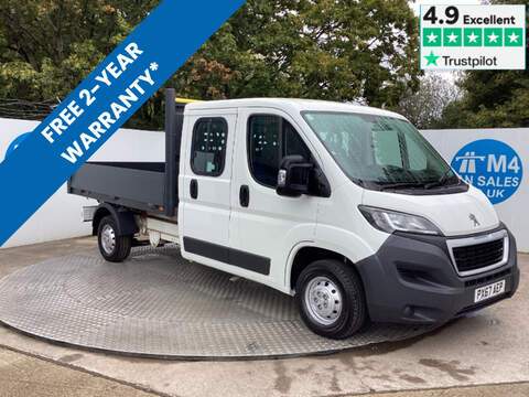 Peugeot Boxer, BlueHDi 335 Crewcab Dropside Euro 6 L = 9FT 1"