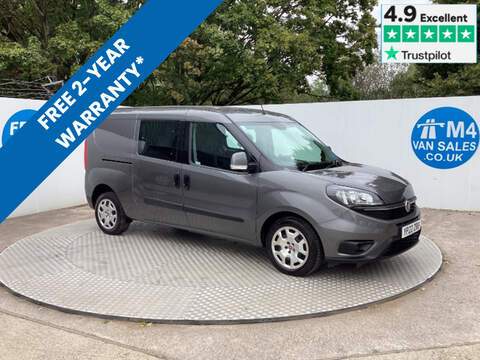 Fiat Doblo, MultiJetII Maxi Tecnico Crewvan LWB L/R A/C Euro 6