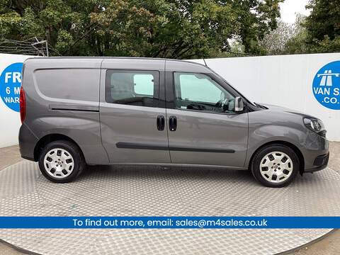 Fiat Doblo, MultiJetII Maxi Tecnico Crewvan LWB L/R A/C Euro 6