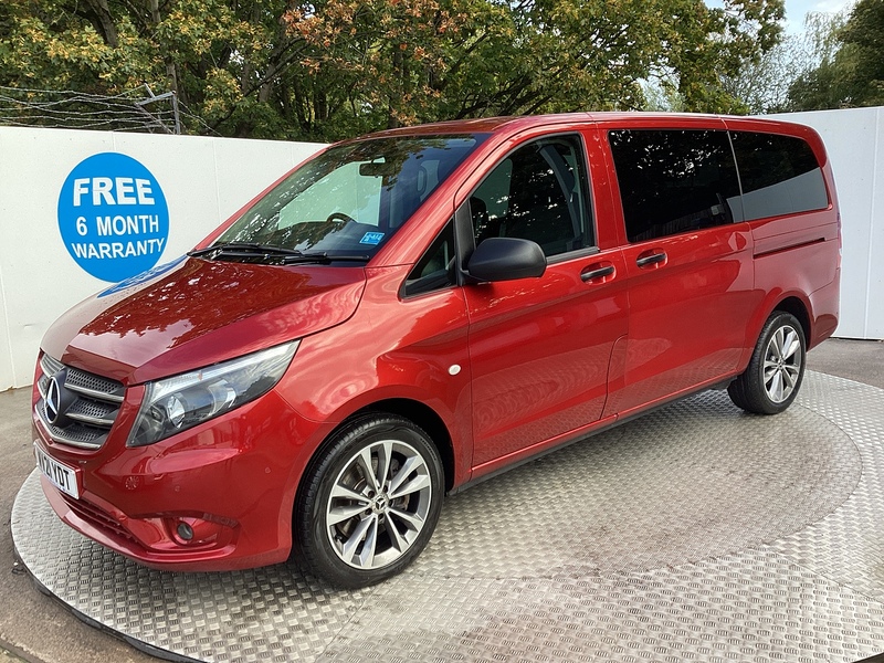 Mercedes 119 TOURER LWB L/R AUTO EU 6 A/C *NO VAT* 8 SEAT