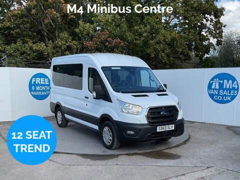 Ford Transit, 2.0 350 EcoBlue Trend 12 Seat Minibus Diesel Manual L2 H2 Euro 6 (130 ps)