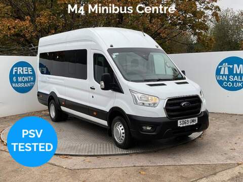 Ford Transit, 2.0 460 EcoBlue Leader Minibus Diesel Manual RWD L4 H3 Euro 6 (s/s) (17 Seat, DRW) (130 ps)