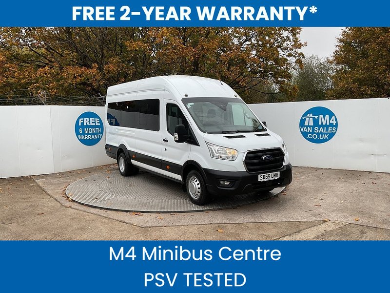 Ford 2.0 460 EcoBlue Leader Minibus Diesel Manual RWD L4 H3 Euro 6 (s/s) (17 Seat, DRW) (130 ps)
