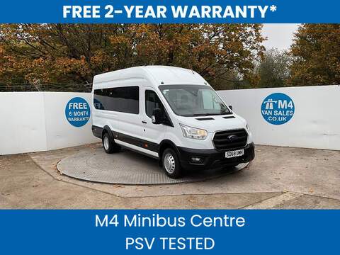 Ford Transit, 2.0 460 EcoBlue Leader Minibus Diesel Manual RWD L4 H3 Euro 6 (s/s) (17 Seat, DRW) (130 ps)