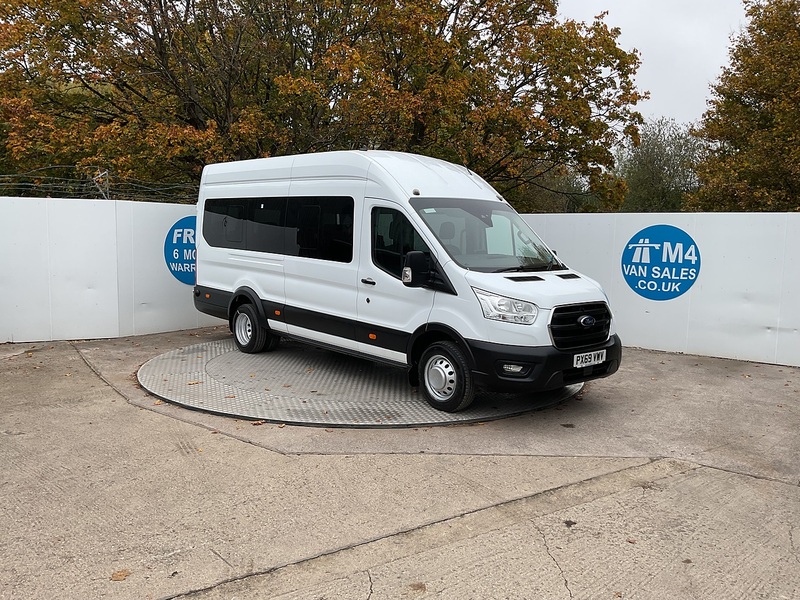 Ford 2.0 460 EcoBlue Leader Minibus Diesel Manual RWD L4 H3 Euro 6 (s/s) (17 Seat, DRW) (130 ps)