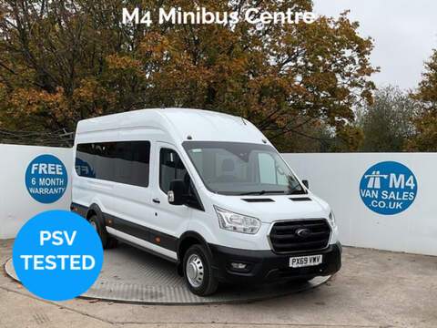 Ford Transit, 2.0 460 EcoBlue Leader Minibus Diesel Manual RWD L4 H3 Euro 6 (s/s) (17 Seat, DRW) (130 ps)