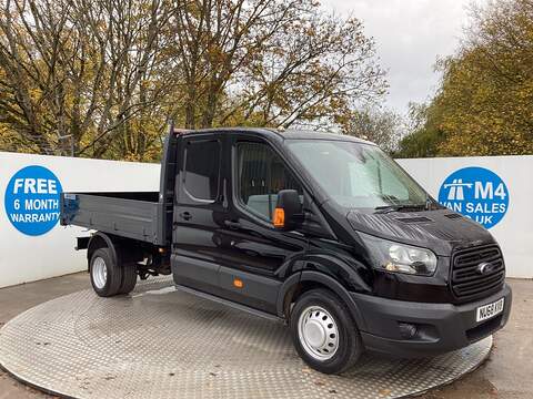 Ford Transit, 350 EcoBlue Crewcab Tipper Euro 6 3 seats L=9ft 4"