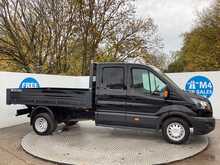 Ford Transit 350 EcoBlue Crewcab Tipper Euro 6 3 seats L=9ft 4" 