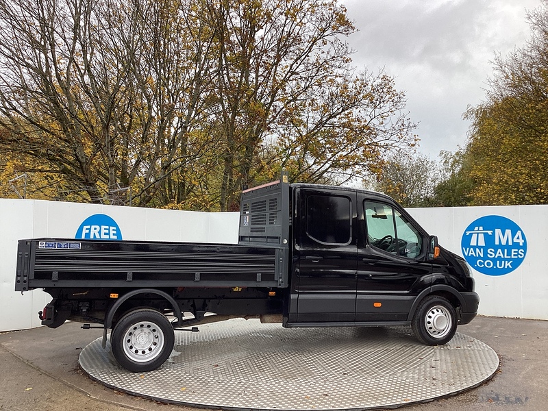 Ford 350 EcoBlue Crewcab Tipper Euro 6 3 seats L=9ft 4