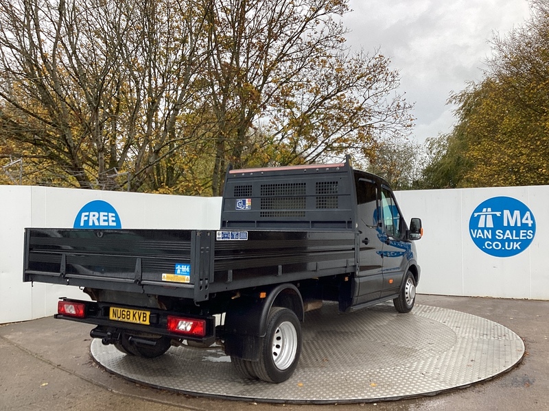 Ford 350 EcoBlue Crewcab Tipper Euro 6 3 seats L=9ft 4