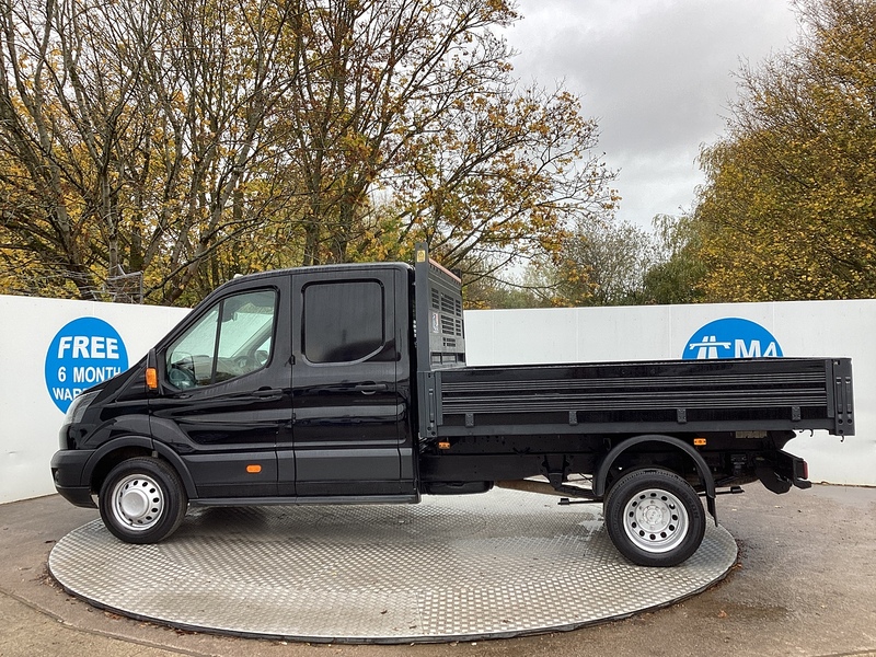 Ford 350 EcoBlue Crewcab Tipper Euro 6 3 seats L=9ft 4