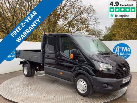 Ford Transit, 350 EcoBlue Crewcab Tipper Euro 6 3 seats L=9ft 4"