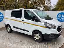 Ford Transit Custom 320 EcoBlue SWB L/R Crewvan A/C Euro 6 